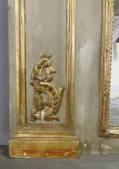 Louis XV period trumeau with painted landscape Louis XV period trumeau with painted landscape-12