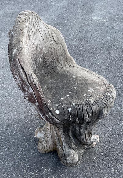 Concrete Rustic style garden furniture imitating trees, middle of the 19th century Concrete Rustic style garden furniture imitating trees, middle of the 19th century-10