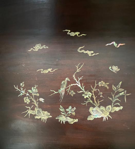 Gabriel VIARDOT, Japanese display case with chimera feet and mother-of-pearl decoration Gabriel VIARDOT, Japanese display case with chimera feet and mother-of-pearl decoration-18