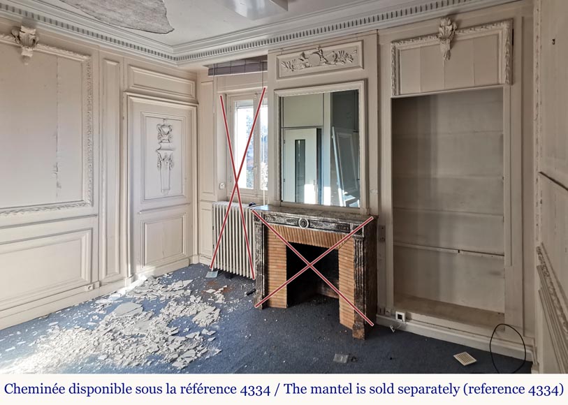 Beautiful paneled room with a Neo-classical decor, Louis XVI period Beautiful paneled room with a Neo-classical decor, Louis XVI period-0