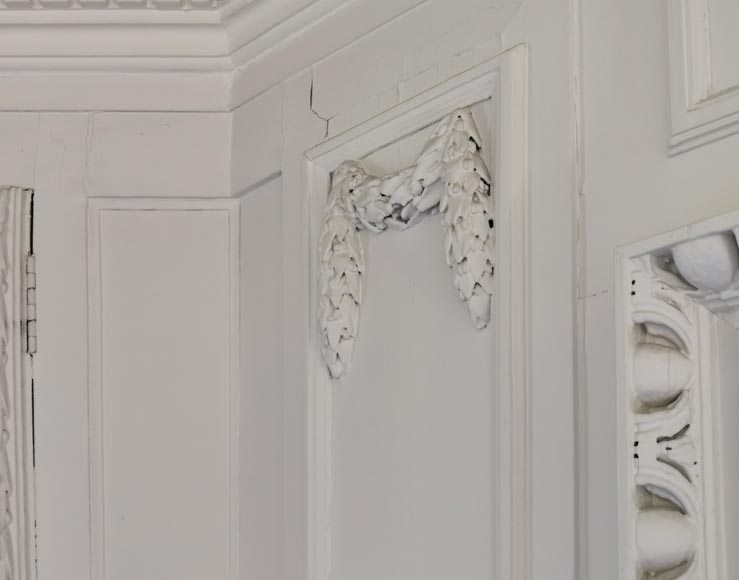 Beautiful paneled room with a Neo-classical decor, Louis XVI period Beautiful paneled room with a Neo-classical decor, Louis XVI period-16