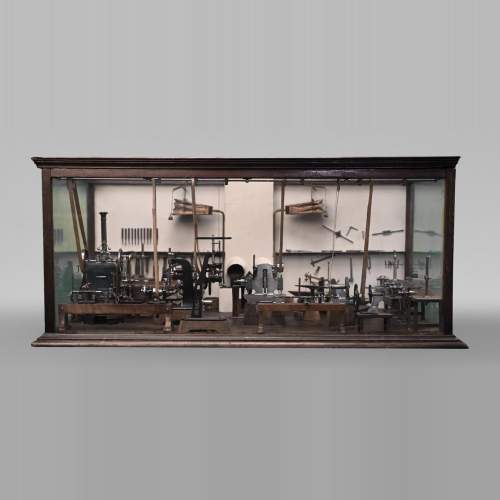 Model Representing a Blacksmith Workshop