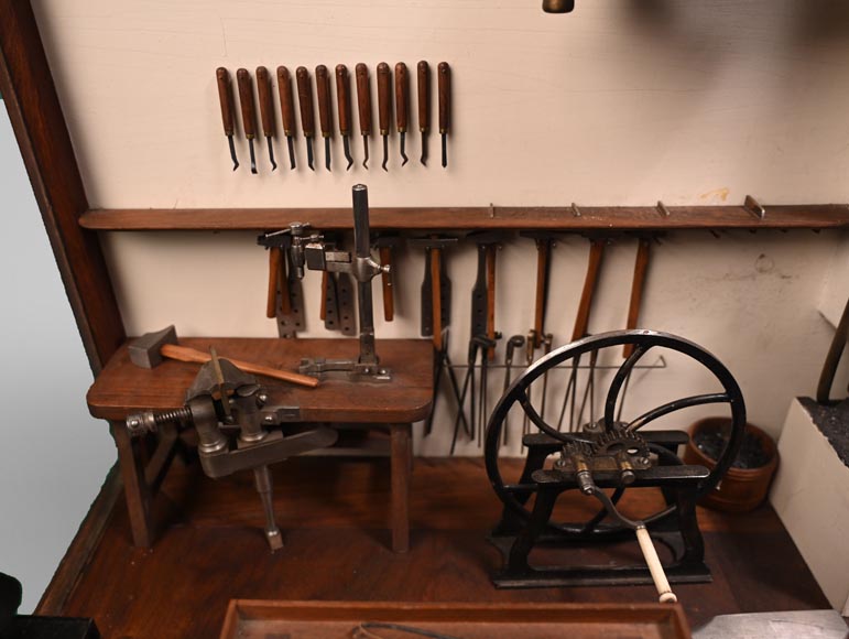 Model Representing a Blacksmith Workshop Model Representing a Blacksmith Workshop-5