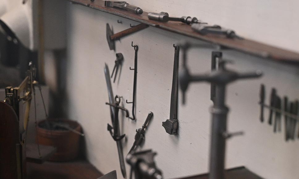 Model Representing a Blacksmith Workshop Model Representing a Blacksmith Workshop-17