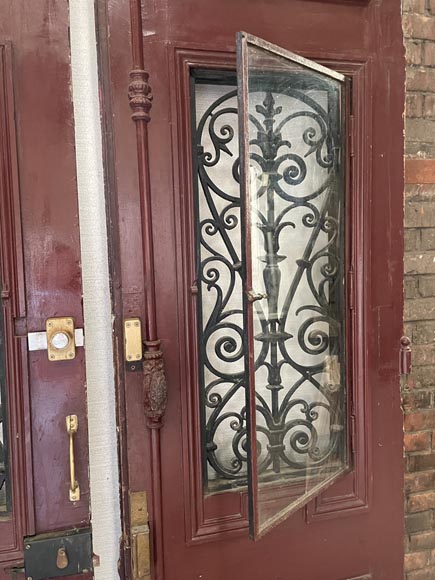 Importante double front door, 19th century Importante double front door, 19th century-4