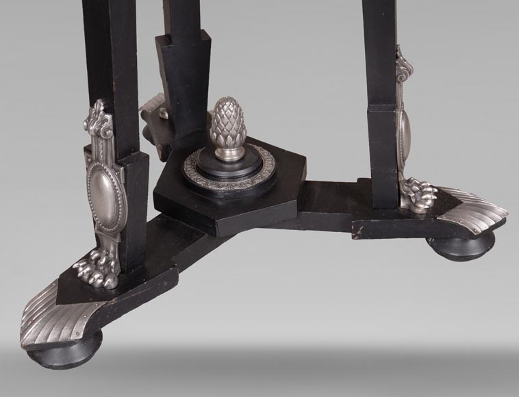 Charles-Guillaume DIEHL, Pair of Pedestals in wood and Bronze, circa 1870 Charles-Guillaume DIEHL, Pair of Pedestals in wood and Bronze, circa 1870-10