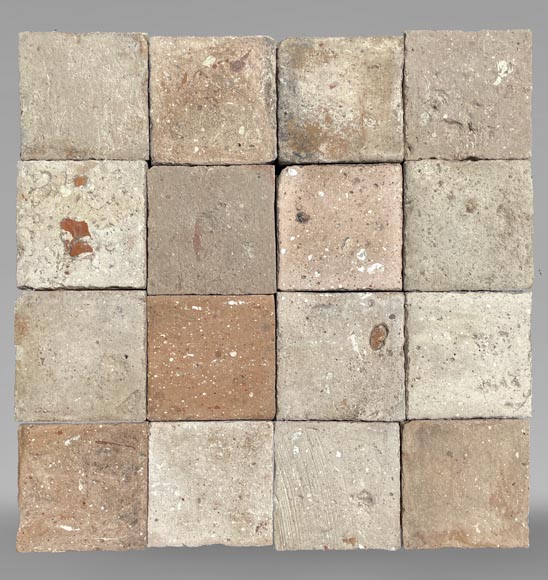 Set of around 12,5 m² of terracotta floor tiles Set of around 12,5 m² of terracotta floor tiles-0