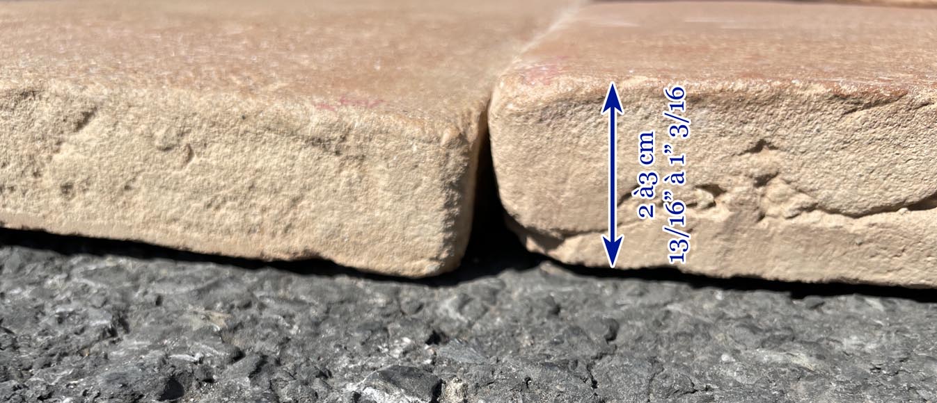 Set of around 8 m² of terracotta floor tiles in square shape Set of around 8 m² of terracotta floor tiles in square shape-5