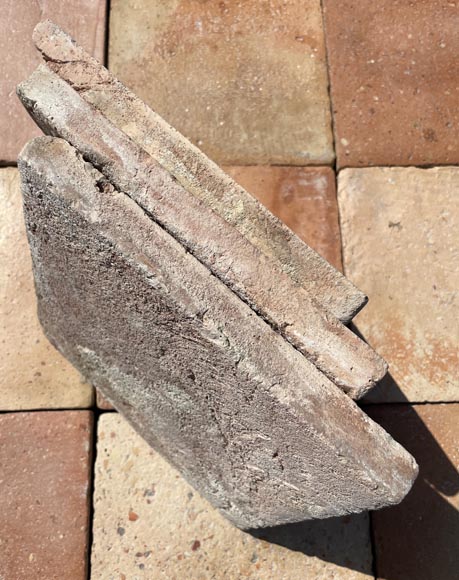 Set of around 13,5 m² of terracotta floor tiles in square shape Set of around 13,5 m² of terracotta floor tiles in square shape-4