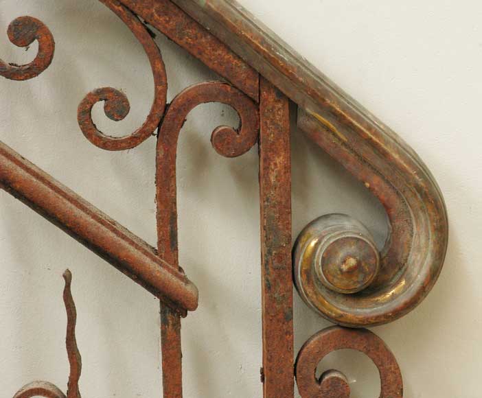 Napoleon III wrought iron bannister Napoleon III wrought iron bannister-1