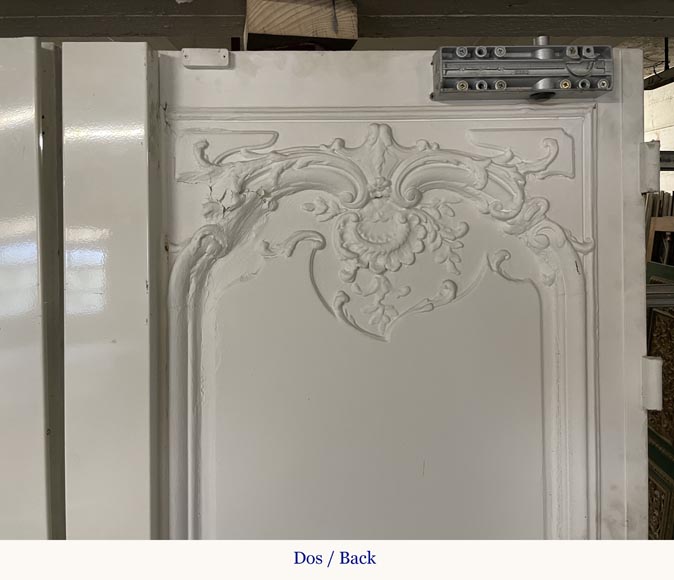 Two Louis XVI style double landing doors Two Louis XVI style double landing doors-11
