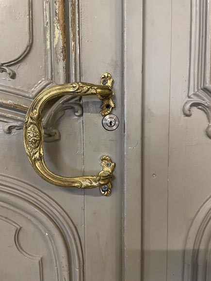 Two Louis XVI style double landing doors Two Louis XVI style double landing doors-16
