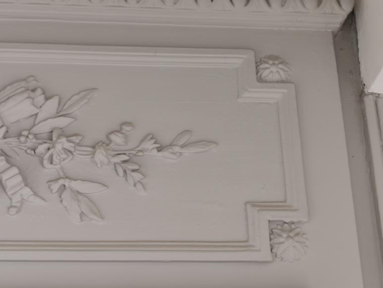 Trumeau in stucco and painted wood Trumeau in stucco and painted wood-2