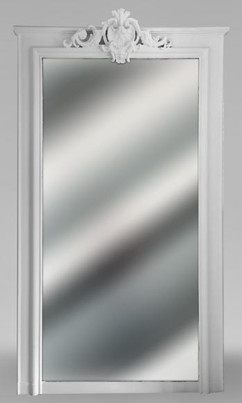 Trumeau in stucco and painted wood in the Regency style Trumeau in stucco and painted wood in the Regency style-0