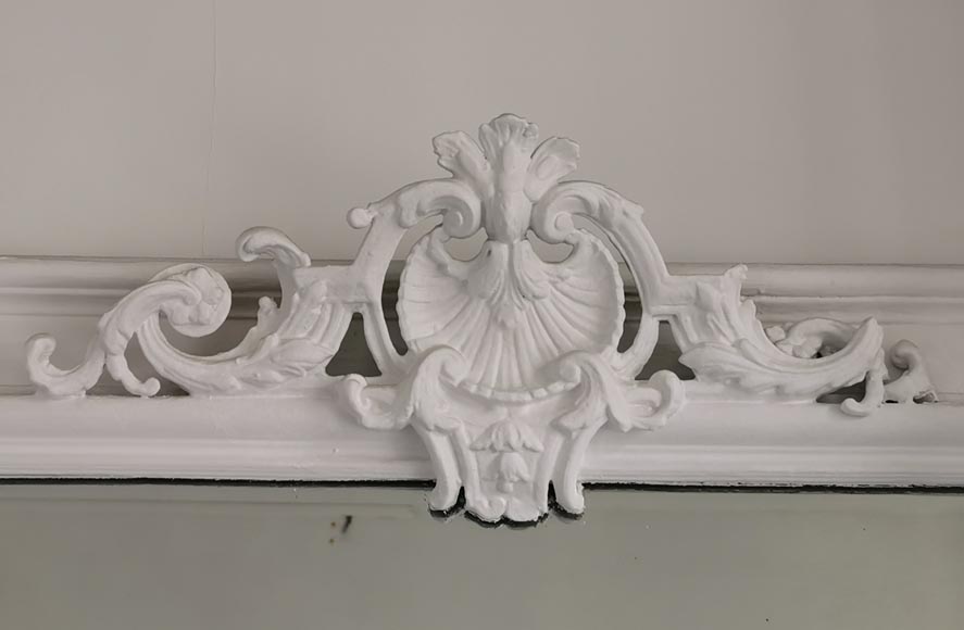 Trumeau in stucco and painted wood in the Regency style Trumeau in stucco and painted wood in the Regency style-1