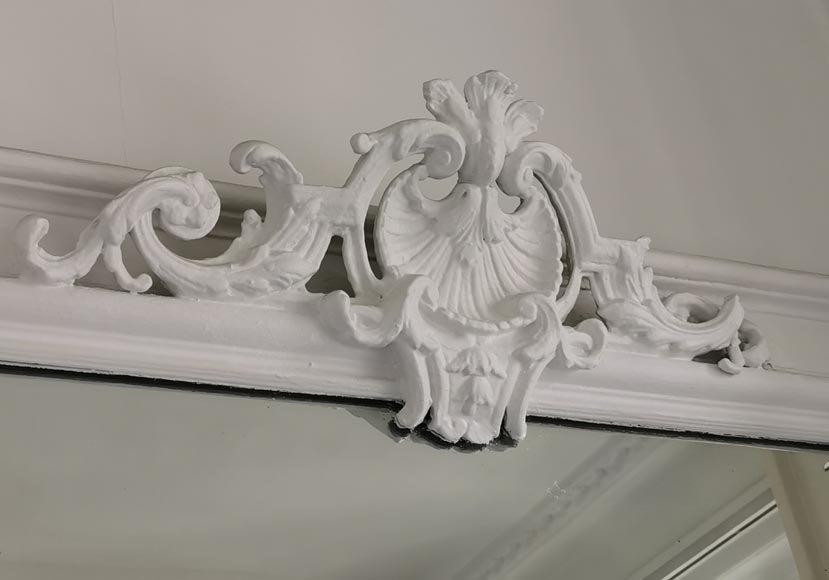 Trumeau in stucco and painted wood in the Regency style Trumeau in stucco and painted wood in the Regency style-2