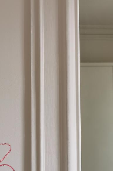 Trumeau in stucco and painted wood in the Regence style Trumeau in stucco and painted wood in the Regence style-3