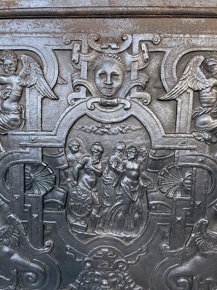 Fireback with a very rich decoration of the Old Testament Fireback with a very rich decoration of the Old Testament-2