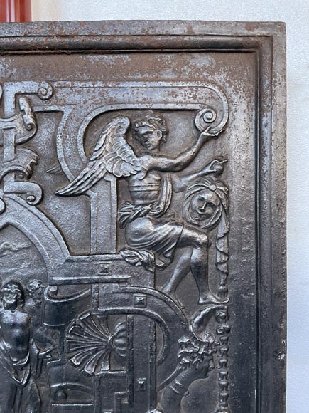 Fireback with a very rich decoration of the Old Testament Fireback with a very rich decoration of the Old Testament-3