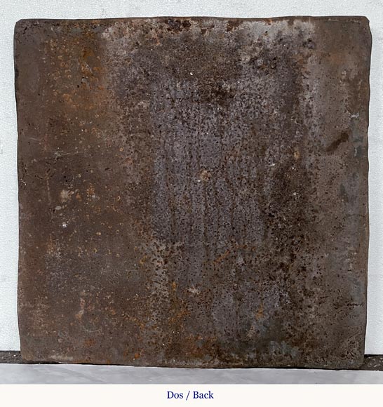 Fireback depicting saint Hubert in the forest Fireback depicting saint Hubert in the forest-7