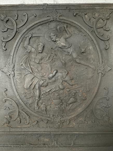 Beautiful cast iron fireback  Beautiful cast iron fireback