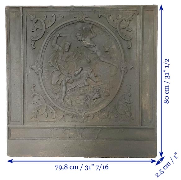 Beautiful cast iron fireback  Beautiful cast iron fireback