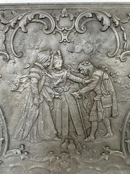 Louis XV style fireback  Louis XV style fireback