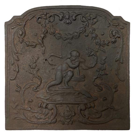 Louis XV style fireback Louis XV style fireback