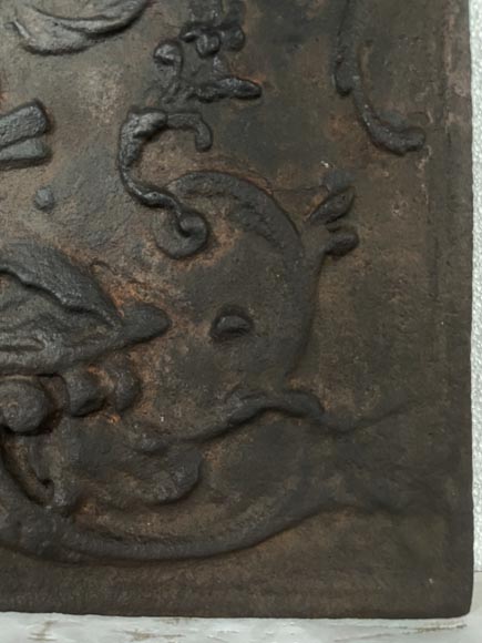 Louis XV style fireback Louis XV style fireback