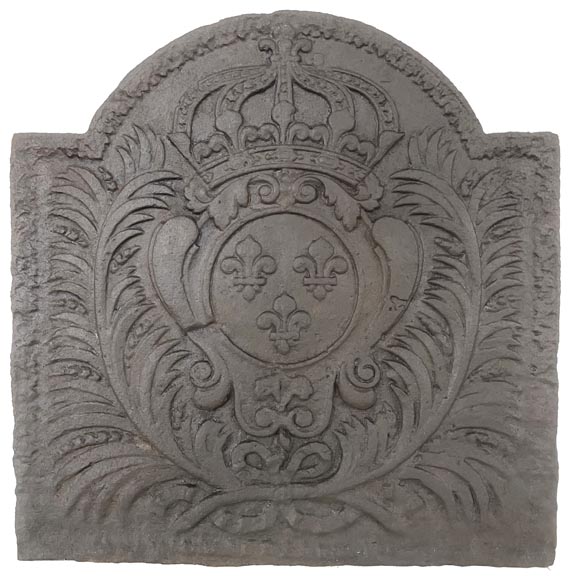 Fireback with the French Coat of Arms Fireback with the French Coat of Arms-0