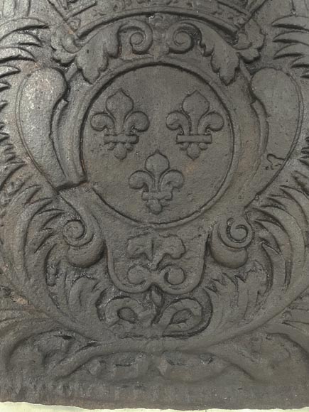Fireback with the French Coat of Arms Fireback with the French Coat of Arms-6