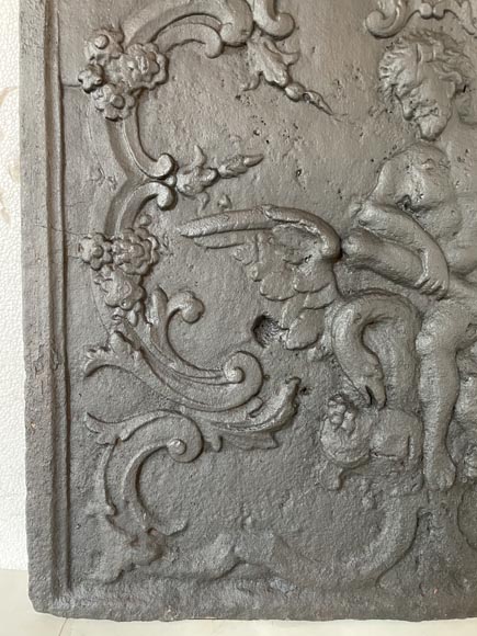 Fireback depicting Zeus and his eagle, 19th century Fireback depicting Zeus and his eagle, 19th century-2