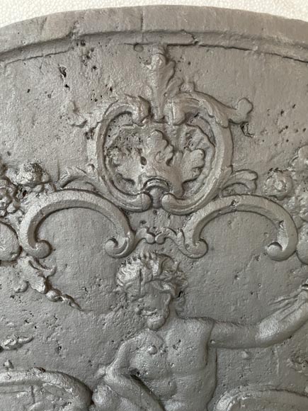 Fireback depicting Zeus and his eagle, 19th century Fireback depicting Zeus and his eagle, 19th century-3