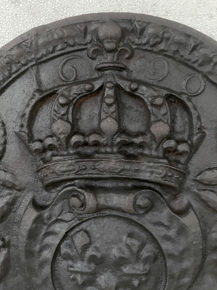 Fireback with the Arms of France Fireback with the Arms of France-1