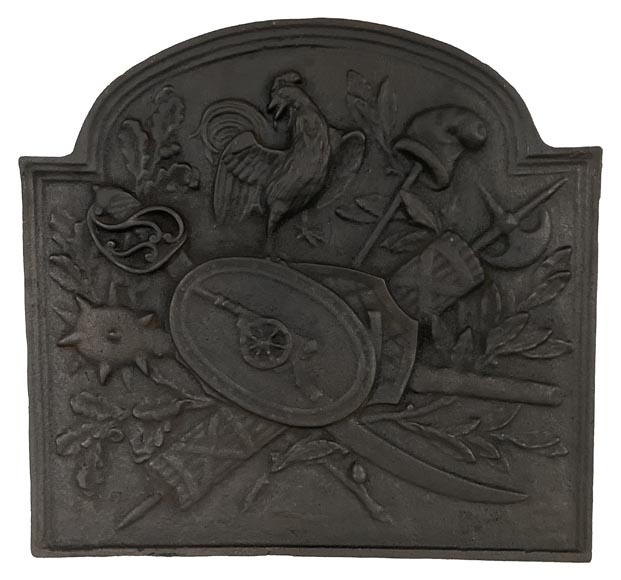 Modern fireback with the French Revolution attributs Modern fireback with the French Revolution attributs-0