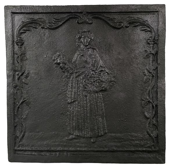 Cast iron fireback  Cast iron fireback