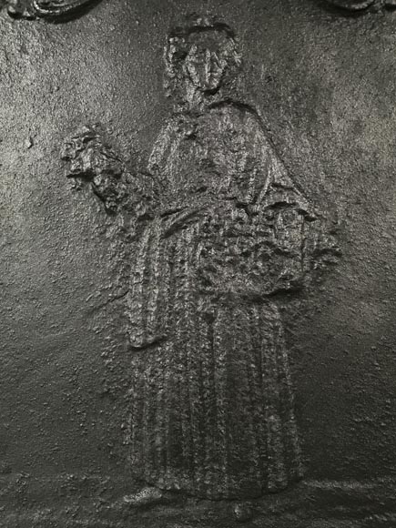 Cast iron fireback  Cast iron fireback