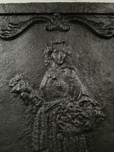 Cast iron fireback  Cast iron fireback