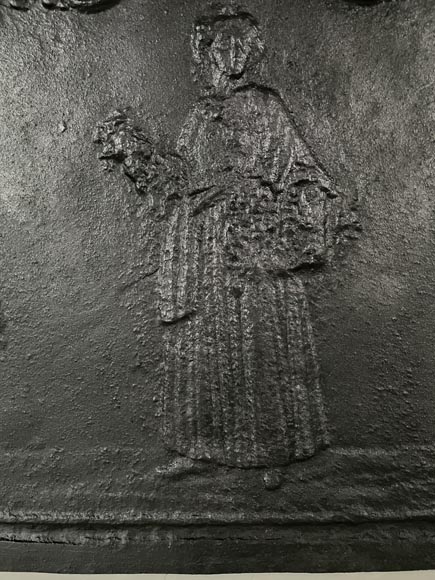 Cast iron fireback  Cast iron fireback