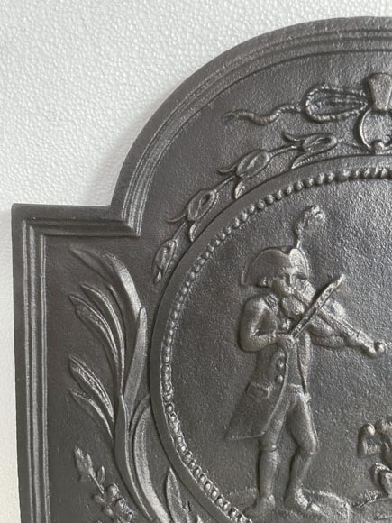 Louis XVI style fireback  Louis XVI style fireback