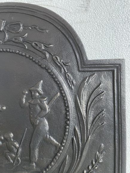 Louis XVI style fireback  Louis XVI style fireback