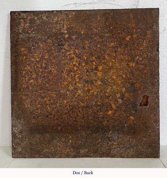 Small Louis XVI style fireback with an Allegory of Love Small Louis XVI style fireback with an Allegory of Love-6