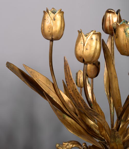 Pair of vases in malachite and gilt bronze, Russia, late 19th century Pair of vases in malachite and gilt bronze, Russia, late 19th century-8