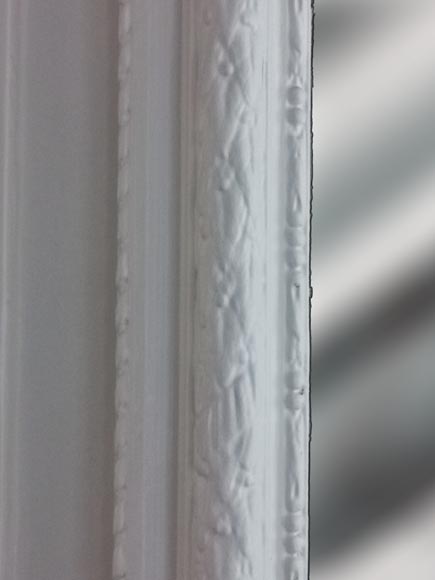 Large Regence style trumeau in painted wood and stucco, late 19th century Large Regence style trumeau in painted wood and stucco, late 19th century-4