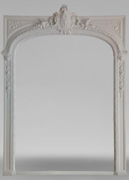 Napoleon III style trumeau with small lions heads Napoleon III style trumeau with small lions heads-0