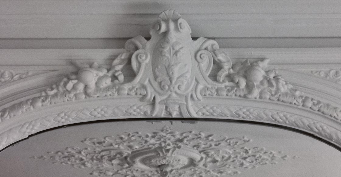 Napoleon III style trumeau with small lions heads Napoleon III style trumeau with small lions heads-1