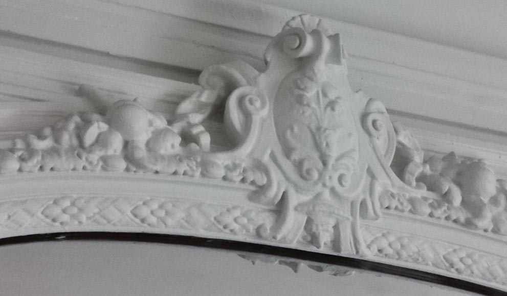 Napoleon III style trumeau with small lions heads Napoleon III style trumeau with small lions heads-3