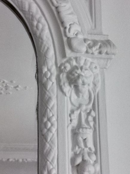 Napoleon III style trumeau with small lions heads Napoleon III style trumeau with small lions heads-4