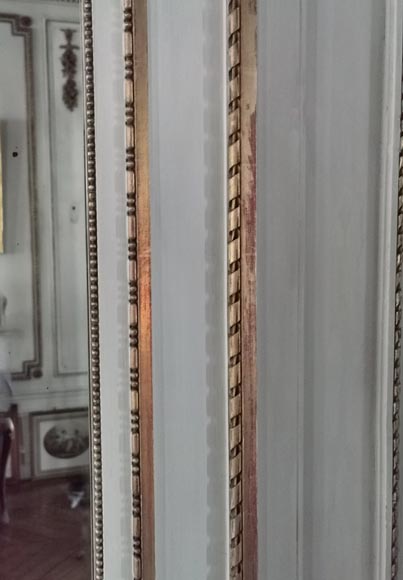 Louis XVI style trumeau with an allegory of Love in sculpted and gilt wood Louis XVI style trumeau with an allegory of Love in sculpted and gilt wood-6