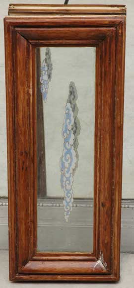 Stained glass window with grey heron Stained glass window with grey heron-9